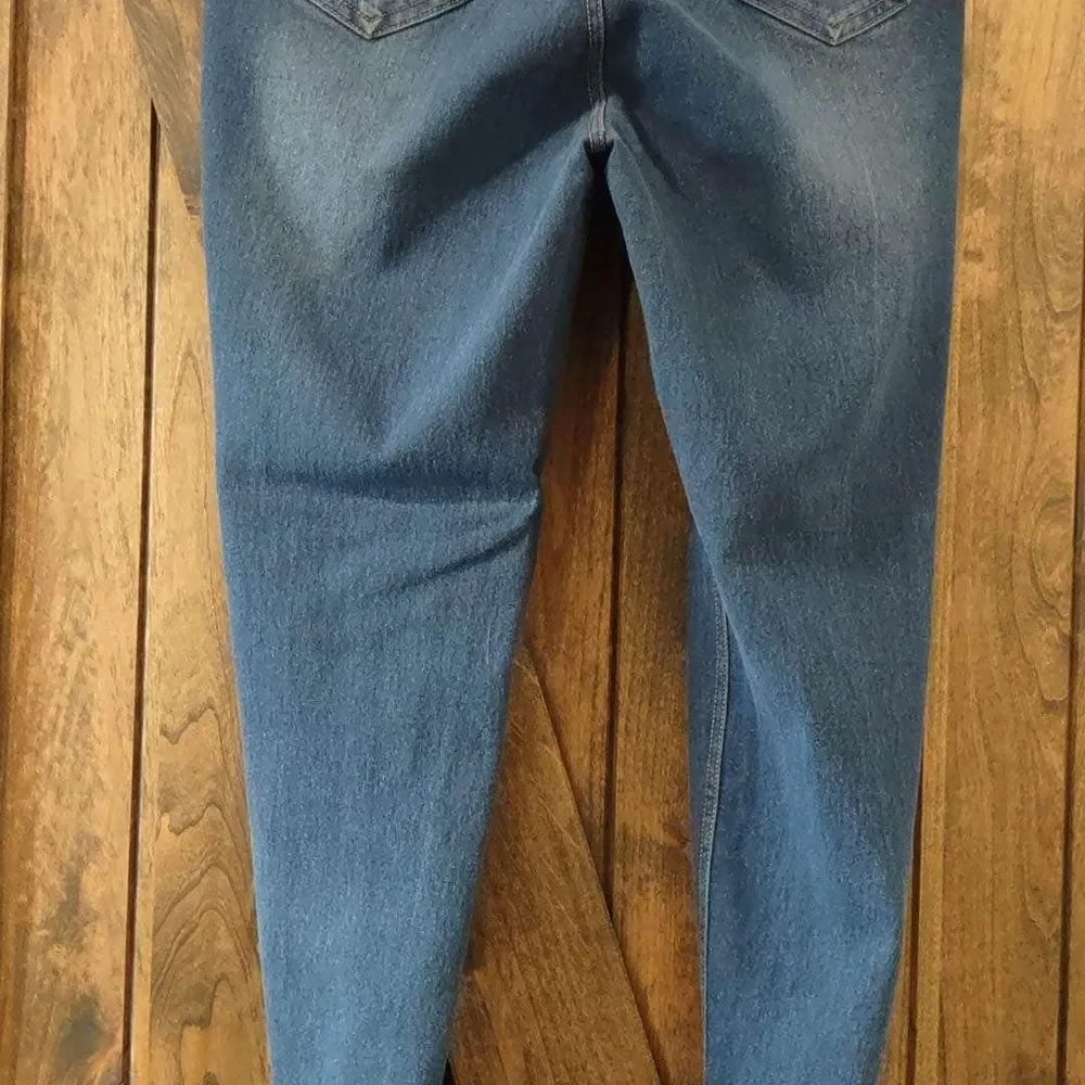 1X Jvini denim jeans elastic waist plus size womens 28” inseam C5838